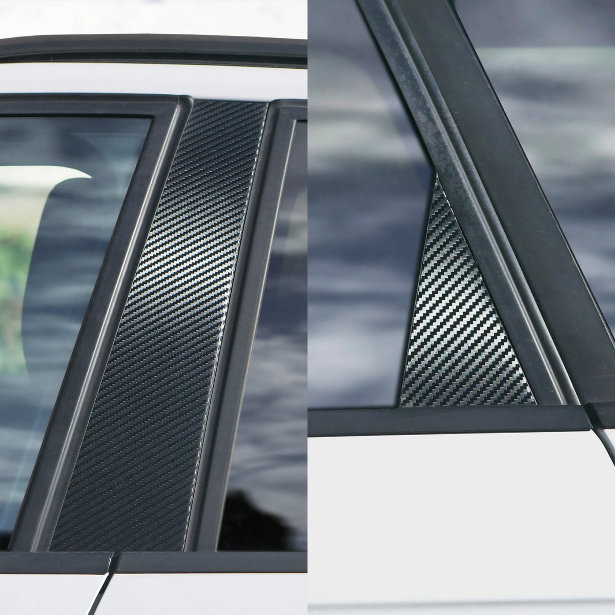 Zierleistendekor passend für VW Passat B8 2014-2024 (5-Türer Limousine) Blende B-Säule Tür