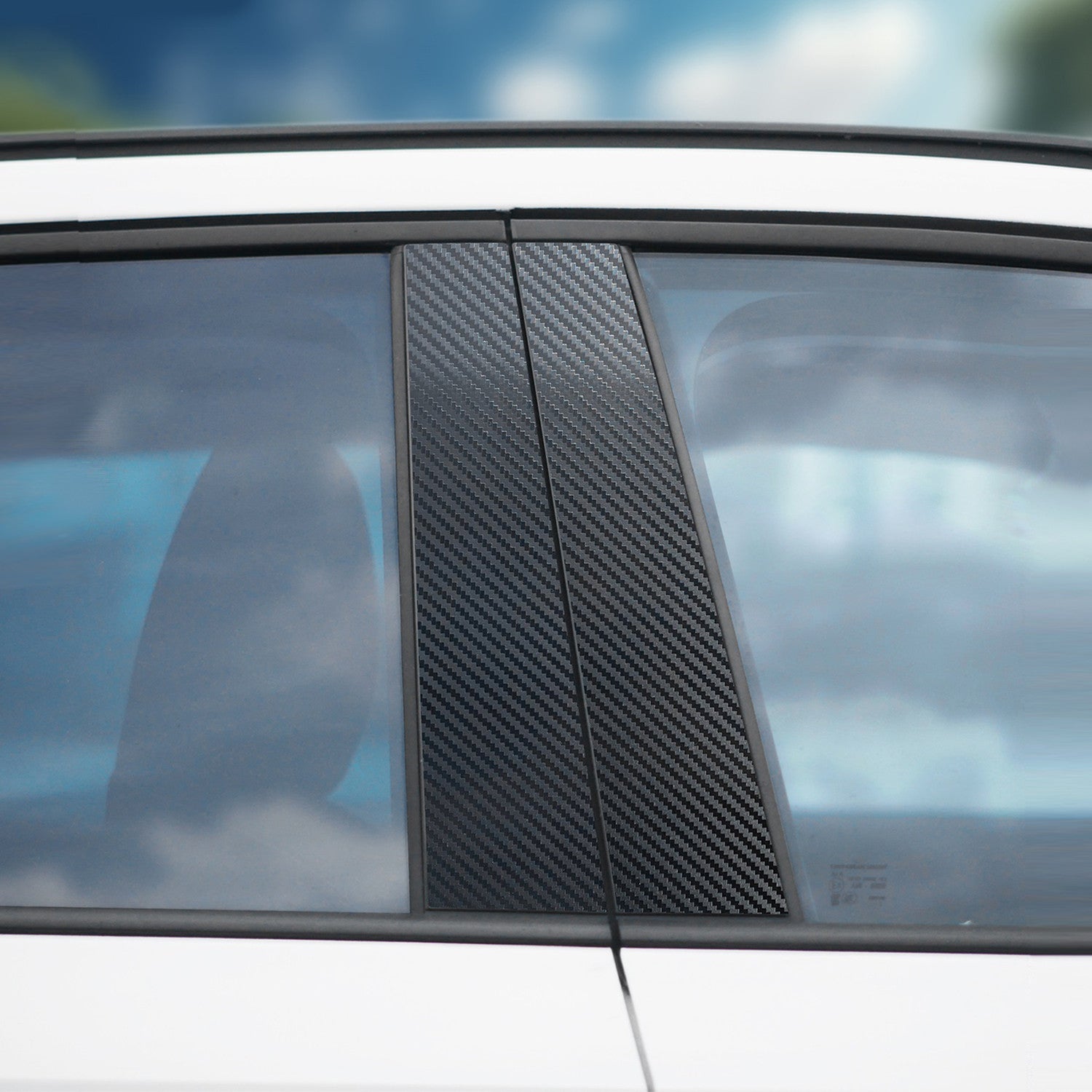 Zierleistendekor passend für BMW 7er & M7 F01 2008-2015 (5-Türer Limousine) Blende B-Säule Tür