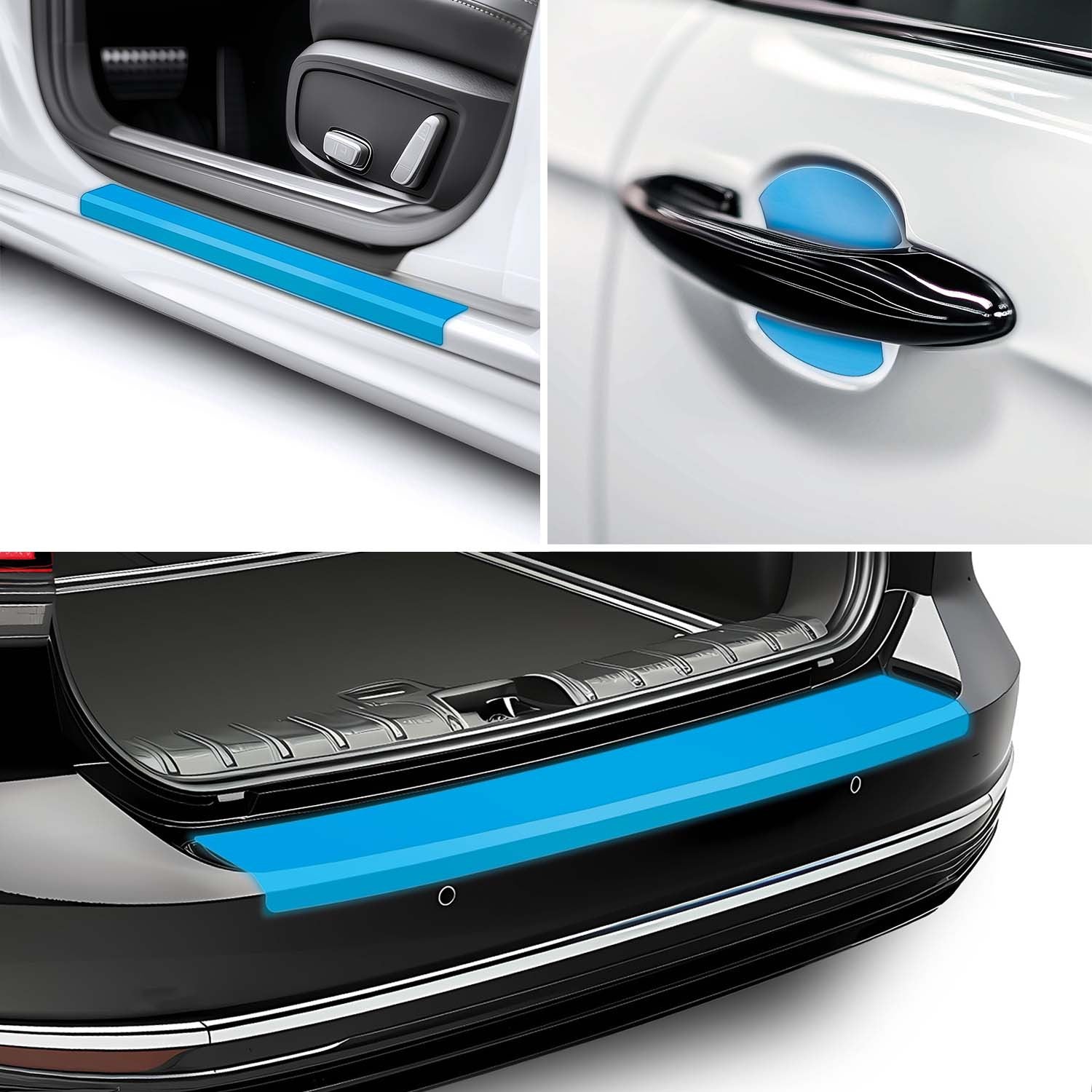 Kombiset-Lackschutzfolie für VW Polo 5 6R 2009-2014 (5-Türer Kompakt)