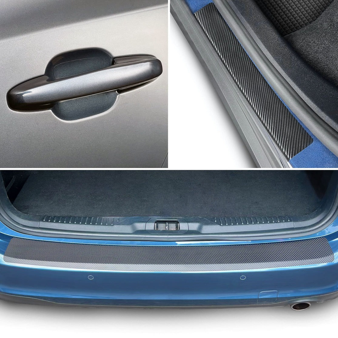 Kombiset-Lackschutzfolien passend für Ford Tourneo Courier 2 2014-2024 (3-Türer Kastenwagen)