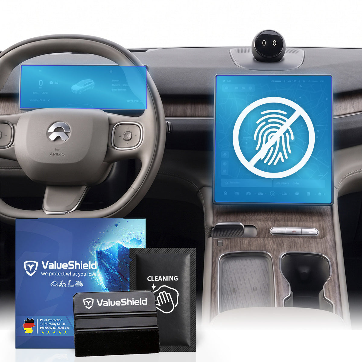Anti-Fingerprint Displayschutzfolie passend für NIO ET7 2022-2028