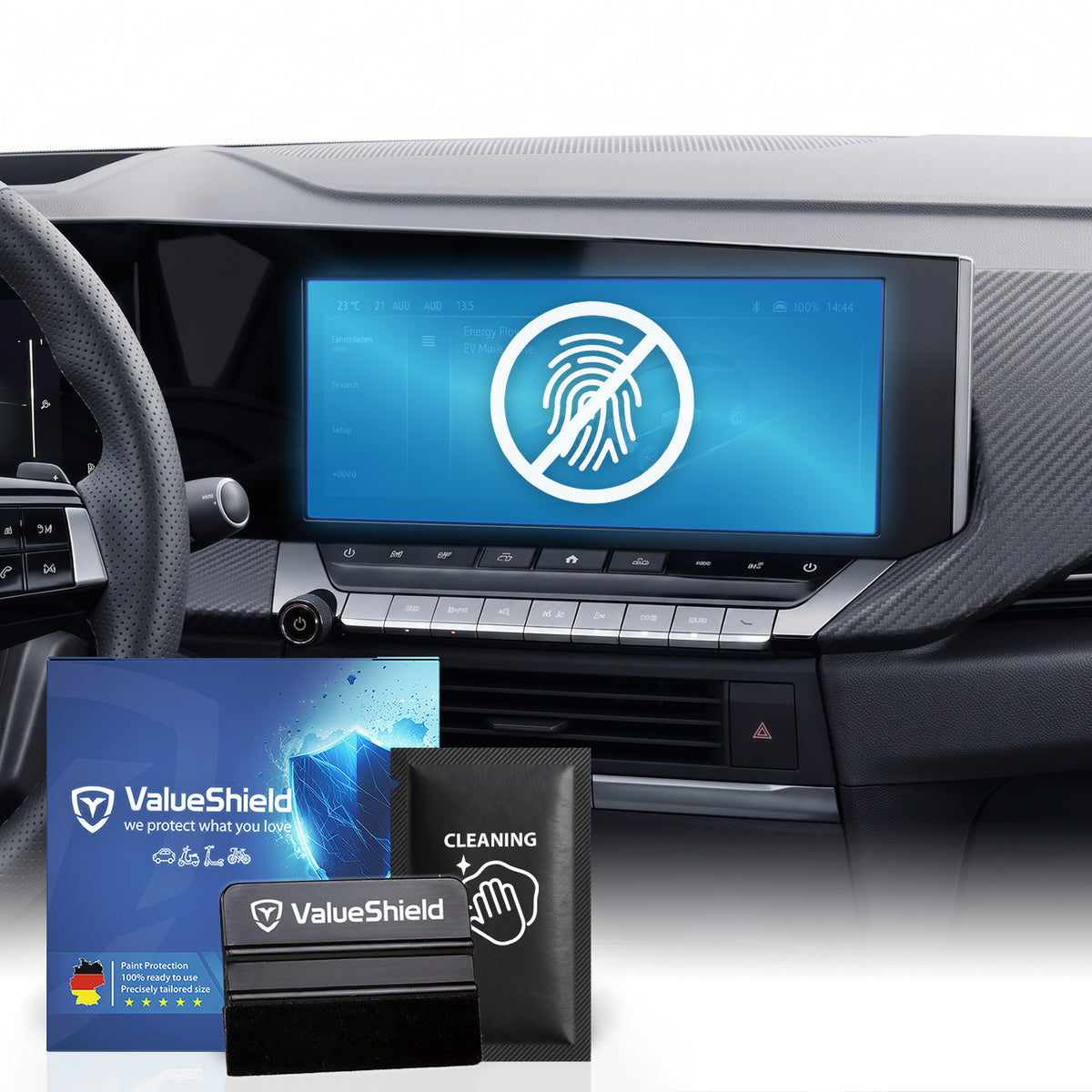 Anti-Fingerprint Displayschutzfolie passend für Opel Astra L 2022-2028 (5-Türer Kompakt)