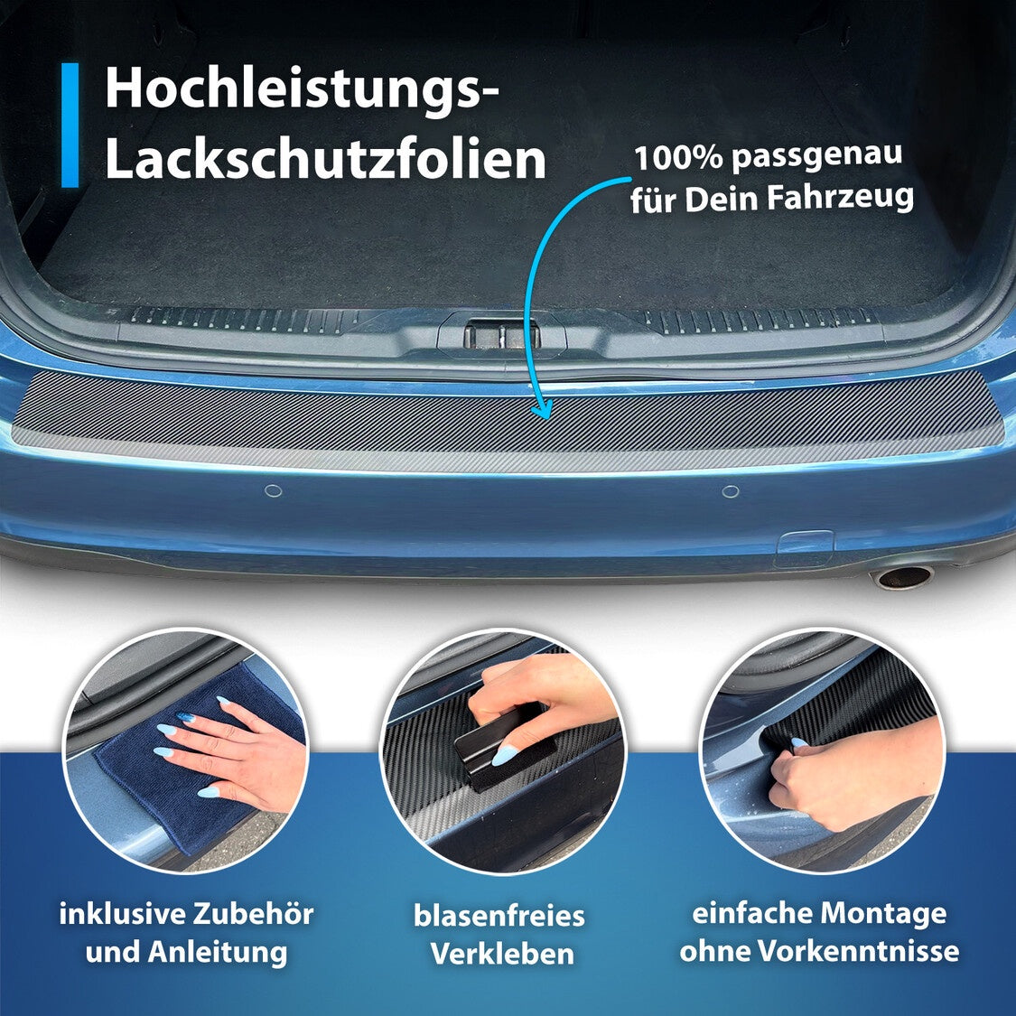Ladekantenschutz für BMW 3er & M3 F34 GT 2013-2020 (5-Türer Limousine)