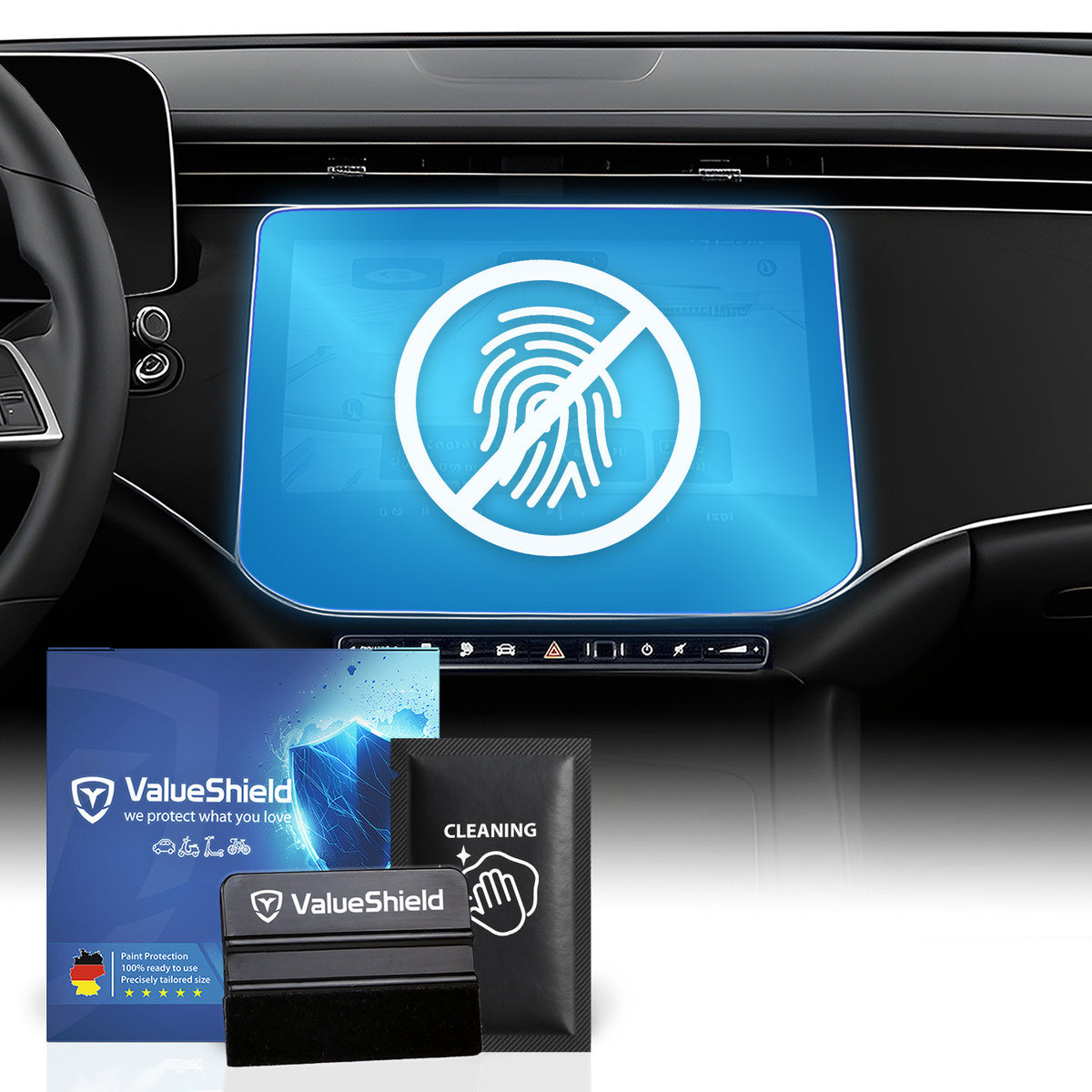 Anti-Fingerprint Displayschutzfolie passend für Mercedes E-Klasse S214/X214 T-Modell 2023-2030 (5-Türer Kombi)