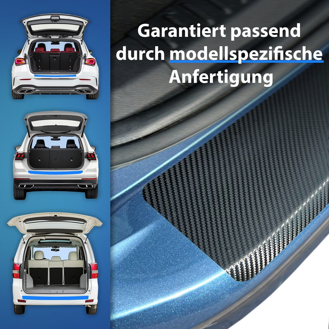 Ladekantenschutz für Kia EV6 (nur GT Line) 2021-2025 (5-Türer Kombi)