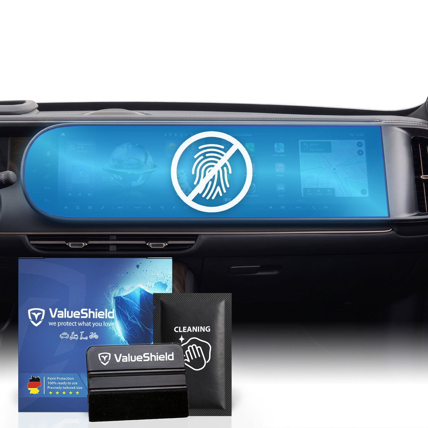 Anti-Fingerprint Displayschutzfolie passend für Smart #5 2025-2031 (5-Türer SUV)