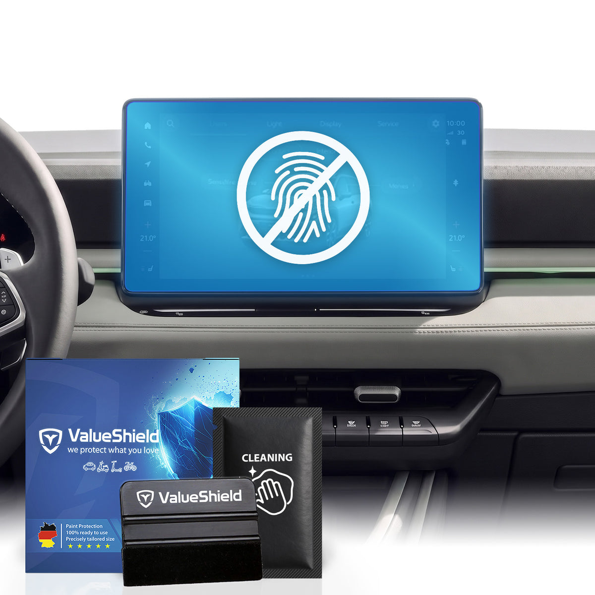 Anti-Fingerprint Displayschutzfolie passend für VW ID.3 Neo Facelift 2026-2028