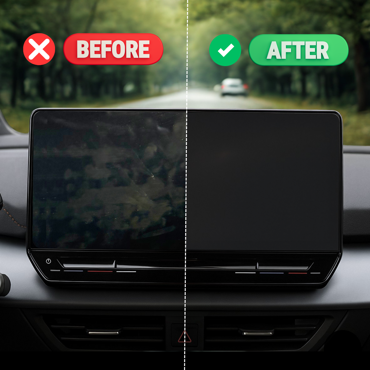Anti-Fingerprint Displayschutzfolie passend für Peugeot 508 II (FC) SW 2018-2027 (5-Türer Kombi)