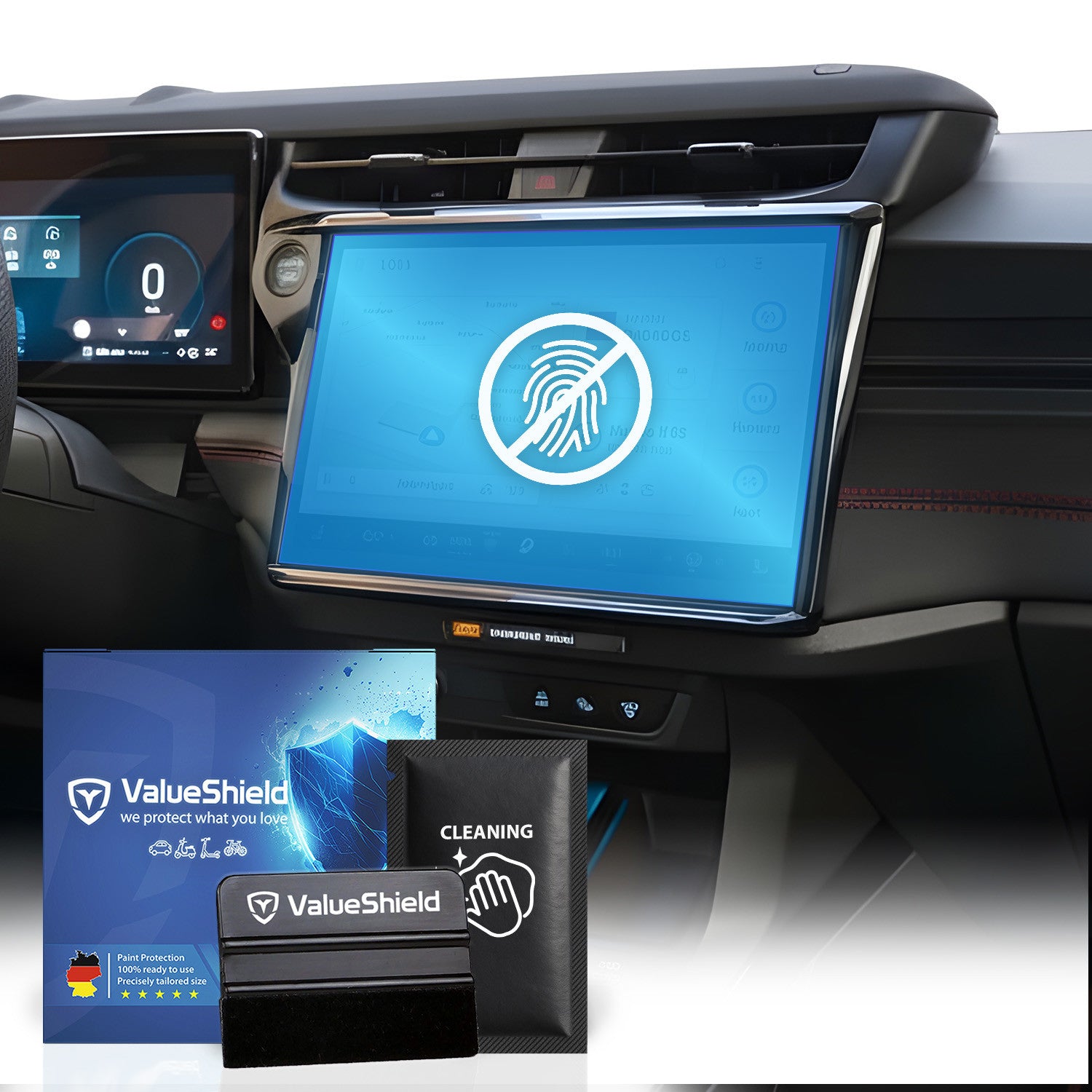 Anti-Fingerprint Displayschutzfolie passend für Ford Puma Facelift & Gen-E 2024-2027