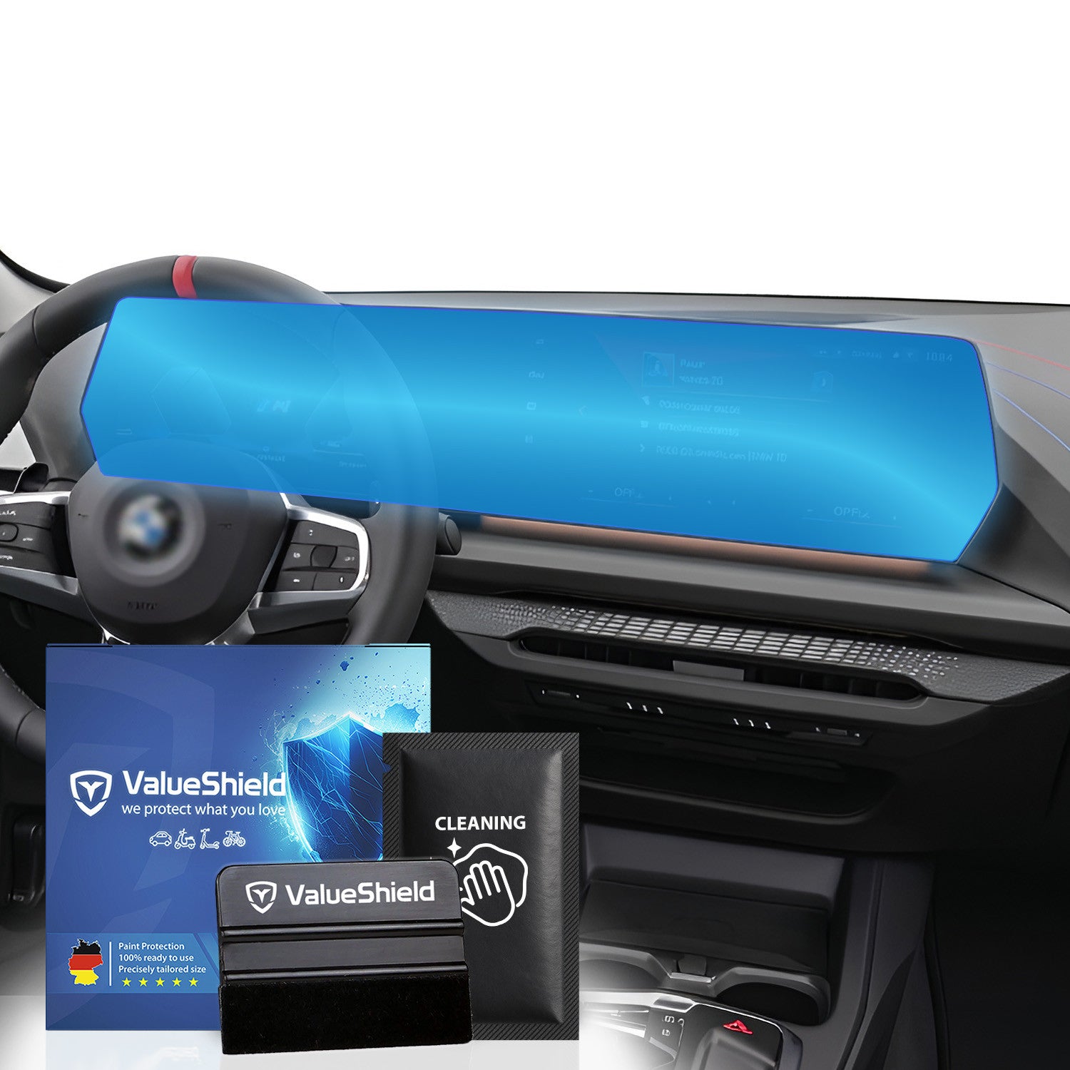Anti-Fingerprint Displayschutzfolie passend für BMW 2er & M2 U06 AT Active Tourer 2021-2028 (5-Türer MiniVan)