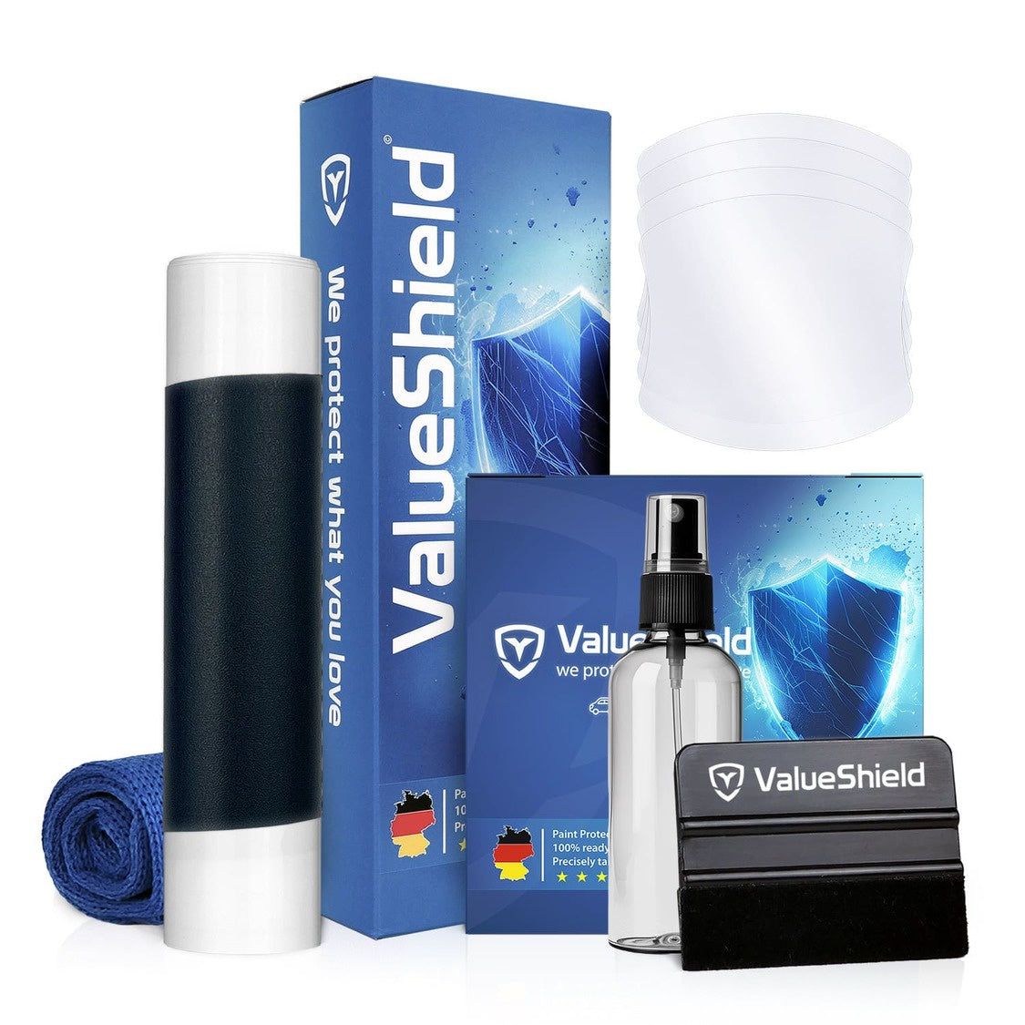 Kombiset-Lackschutzfolien passend für Nissan Navara D23 / NP300 2015-2026 (2/4-Türer Pickup)