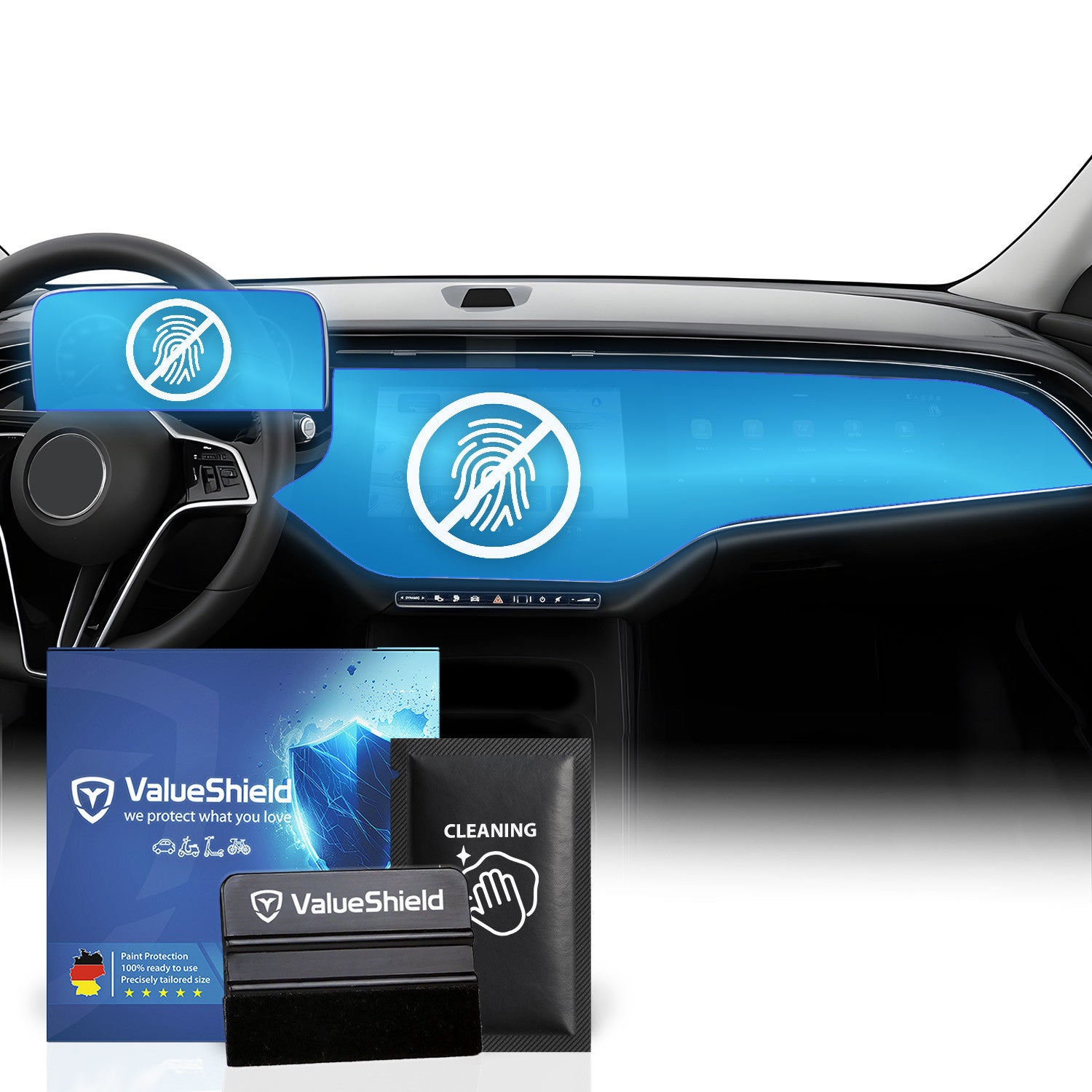 Anti-Fingerprint Displayschutzfolie passend für Mercedes E-Klasse W214 2023-2030 (5-Türer Limousine)
