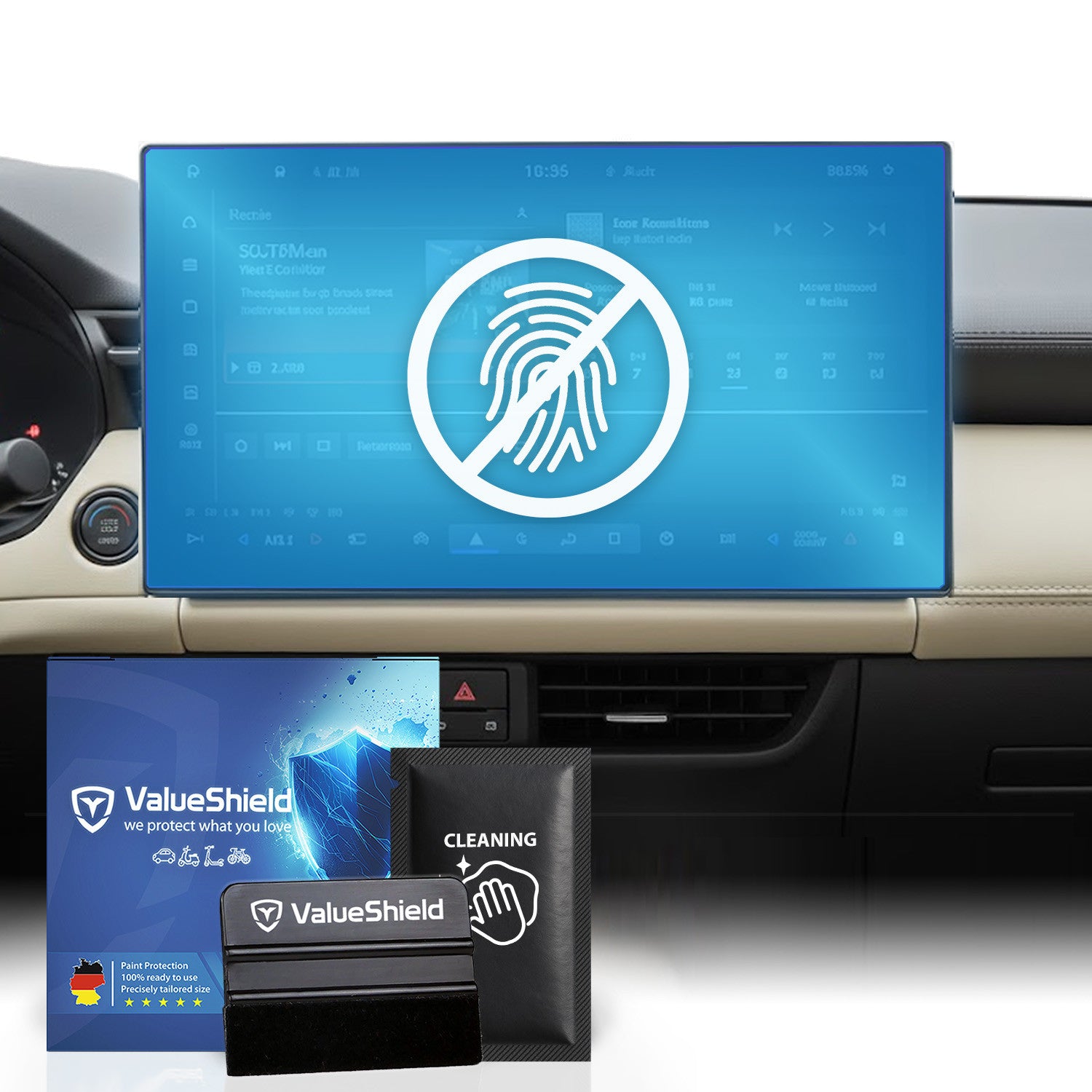 Anti-Fingerprint Displayschutzfolie passend für Mazda CX-5 2026-2031 (5-Türer SUV)