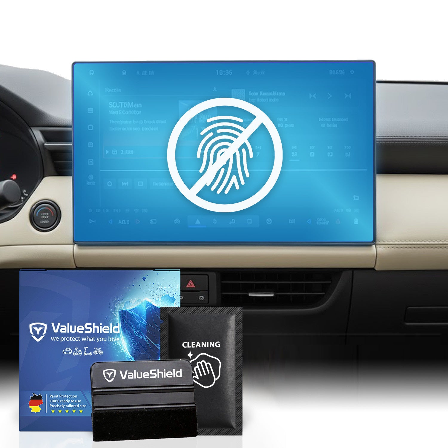 Anti-Fingerprint Displayschutzfolie passend für Mazda CX-5 2026-2031 (5-Türer SUV)